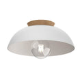 DVI LIGHTING BERGEN 12" SEMI-FLUSH MOUNT WHITE DVP36832MW+NW