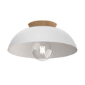 DVI LIGHTING BERGEN 16" SEMI-FLUSH MOUNT WHITE DVP36842MW+NW