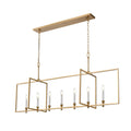 DVI LIGHTING CARISBROOKE 7 LT LINEAR BRASS DVP37104BR