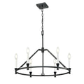 DVI LIGHTING CARISBROOKE 6 LT CHANDELIER EBONY DVP37126EB