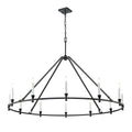 DVI LIGHTING CARISBROOKE 12 LT CHANDELIER EBONY DVP37145EB