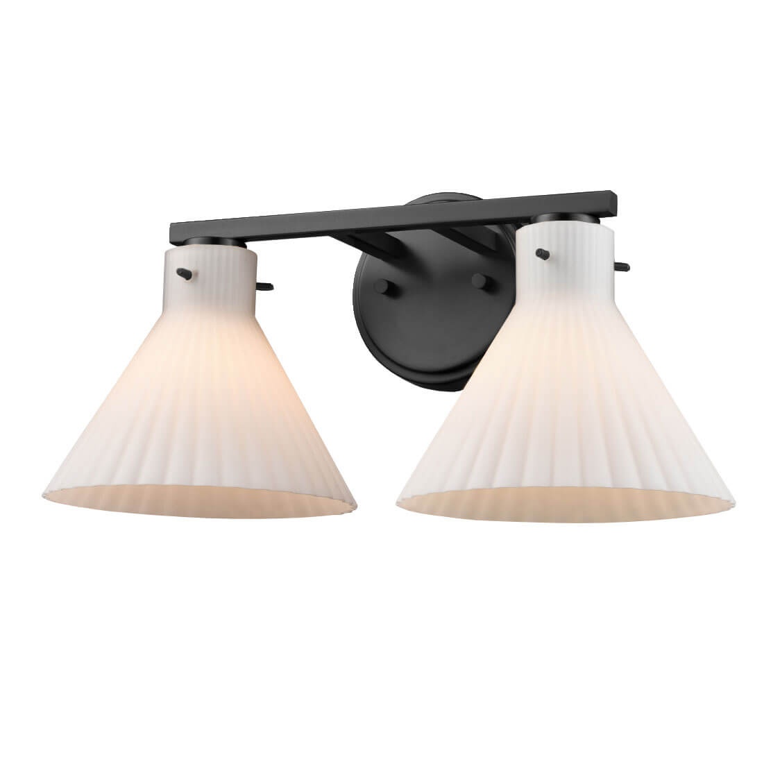 DVI LIGHTING DOREST 2 LIGHT VANITY EBONY DVP37222EB-RIO