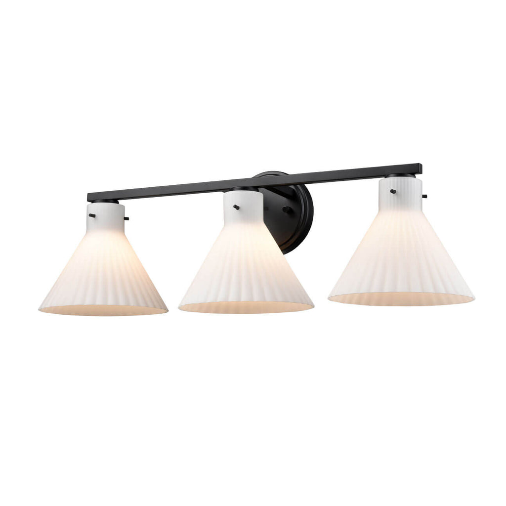DVI LIGHTING DOREST 3 LIGHT VANITY EBONY DVP37243EB-RIO