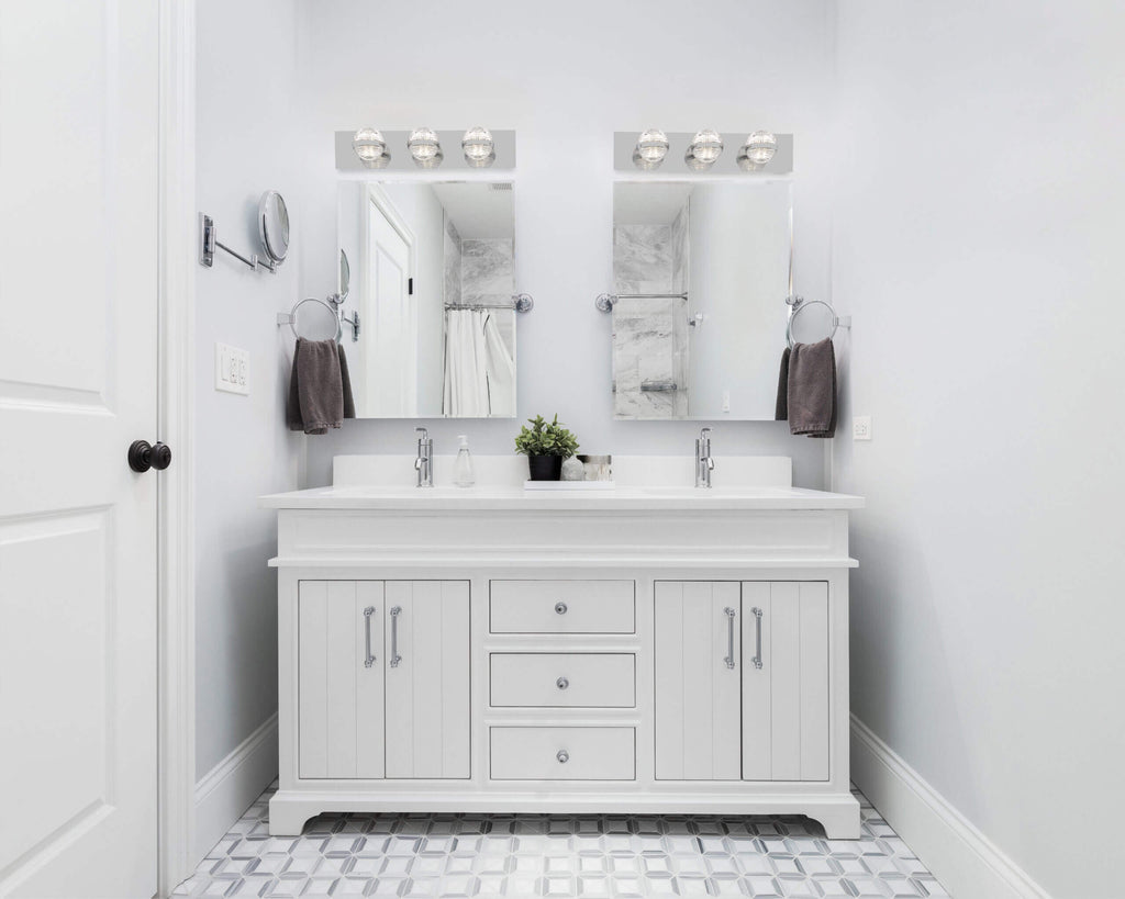 DVI LIGHTING DRYDEN 3 LT VANITY CHROME  DVP37343CH-CRY