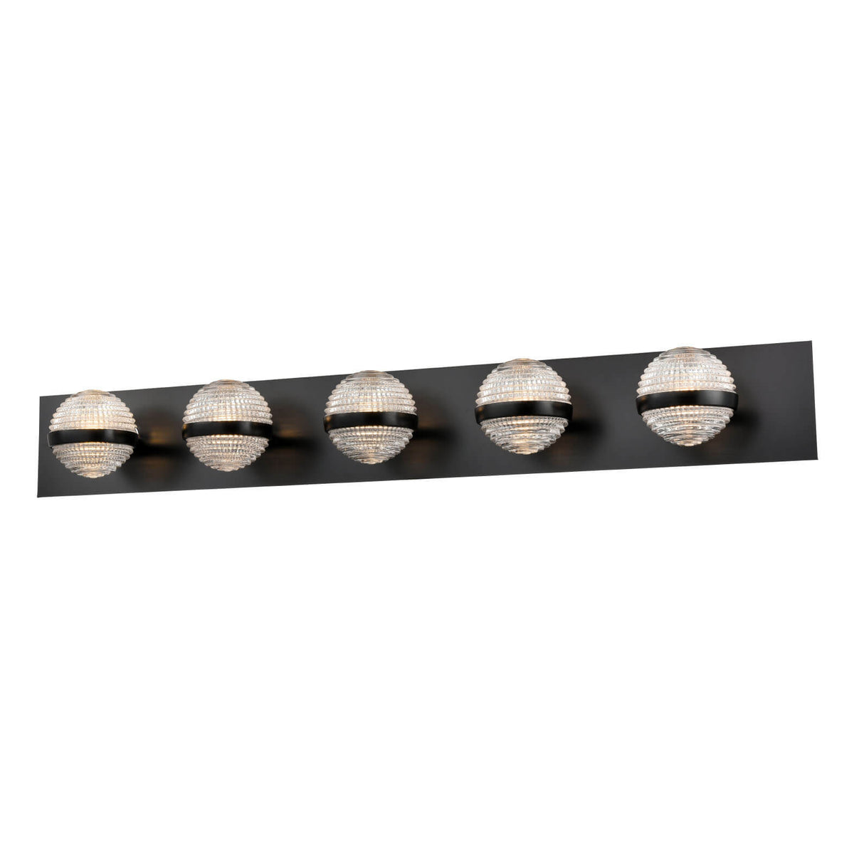 DVI LIGHTING DRYDEN 5 LT VANITY EBONY DVP37355EB-CRY
