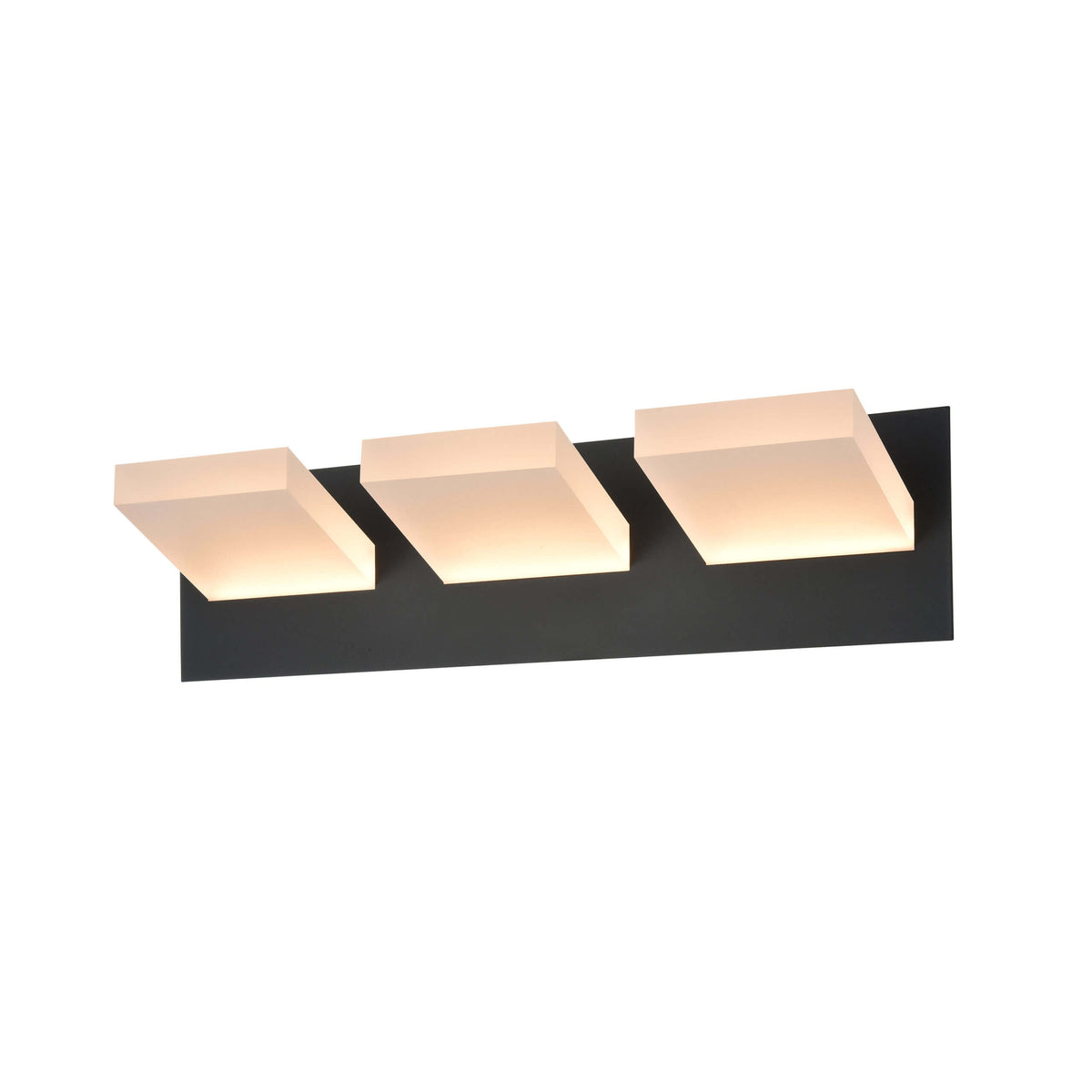 DVI LIGHTING PRECIPICE 3 LT VANITY LED EBONY DVP37593EB-AO