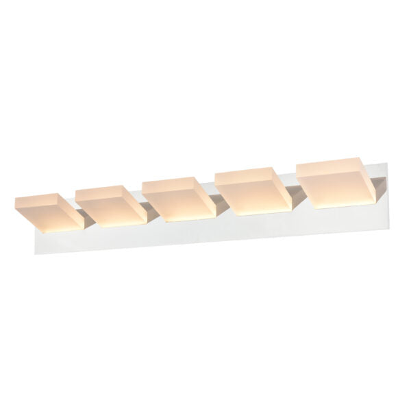 DVI LIGHTING PRECIPICE 5 LT VANITY LED CHROME DVP37595CH-AO