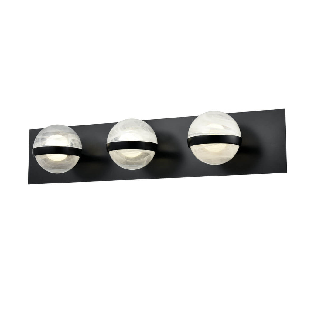 DVI LIGHTING CIRRUS 3 LT VANITY EBONY DVP37943EB-MS