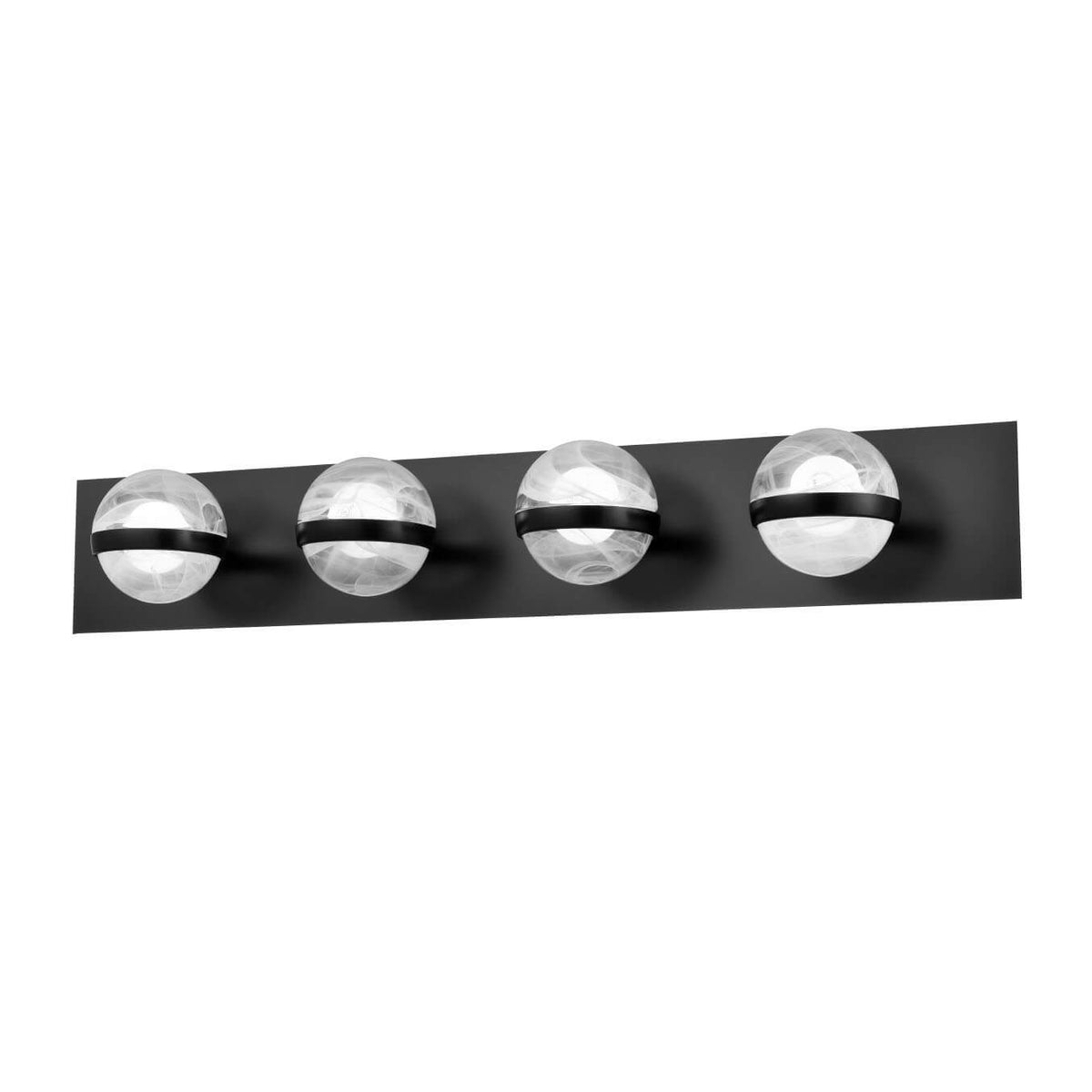 DVI LIGHTING CIRRUS 4 LT VANITY EBONY DVP37944EB-MS