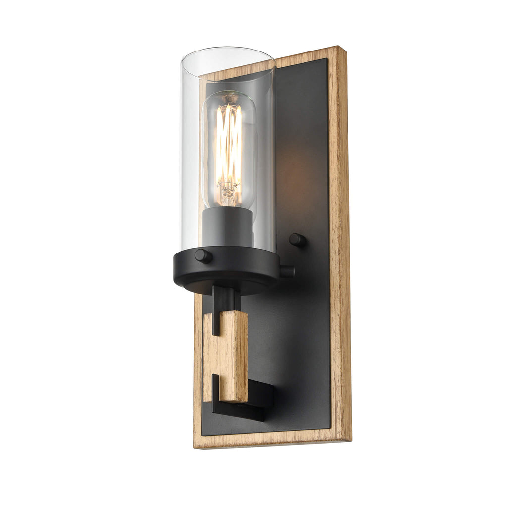 DVI LIGHTING OKANAGAN SCONCE EBONY DVP38601EB+NW-CL