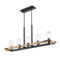 DVI LIGHTING OKANAGAN 5 LT LINEAR EBONY DVP38602EB+NW-CL