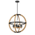 DVI LIGHTING OKANAGAN 4 LT ORB EBONY DVP38650EB+NW-CL