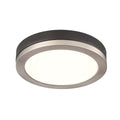 DVI LIGHTING TEMAGAMI FLUSH MOUNT SATIN NICKEL LED DVP39328SN+GR