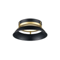 DVI LIGHTING ALCENON LED FLUSH MOUNT PAINTED SATIN BRASS DVP39518EB+PSB-CCT