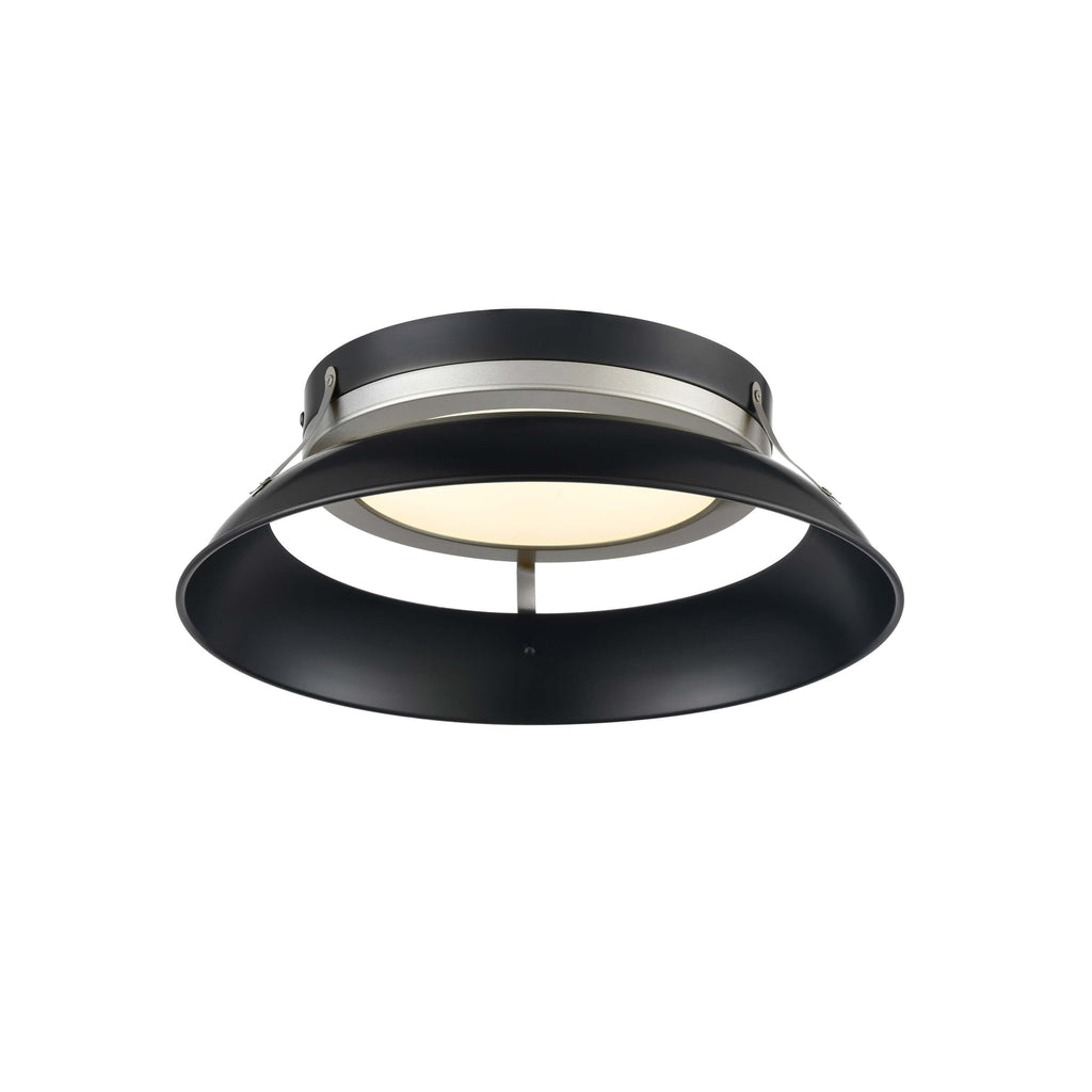 DVI LIGHTING ALCENON 13.5" LED FLUSH MOUNT PLATINUM DVP39528EB+PL-CCT
