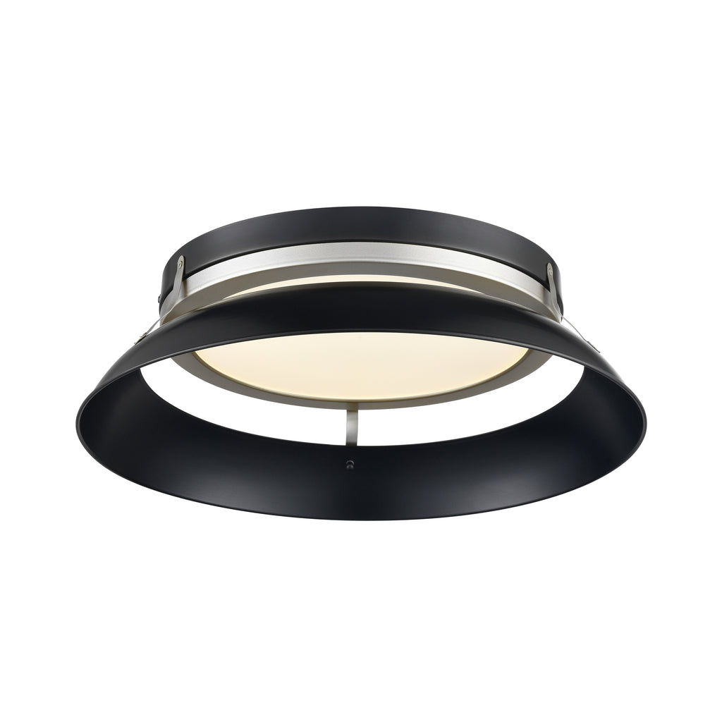 DVI LIGHTING ALCENON 16.25" LED FLUSH MOUNT PLATINUM DVP39538EB+PL-CCT