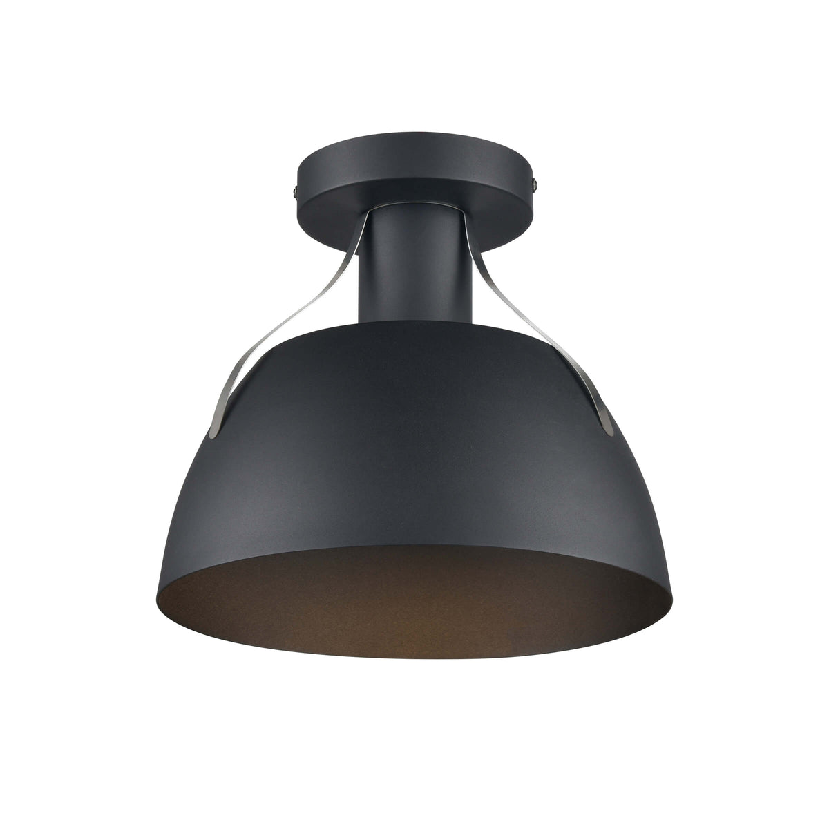 DVI LIGHTING ALCENON OUTDOOR FLUSH MOUNT DVP39570BK+SS