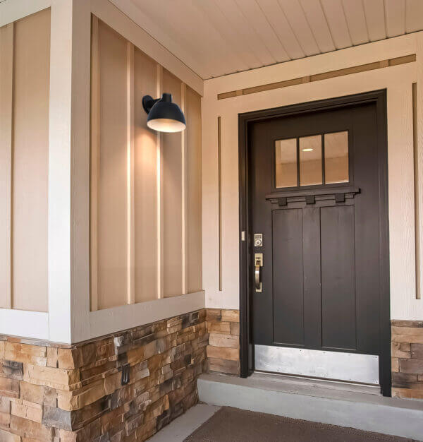 DVI LIGHTING ALCENON OUTDOOR SCONCE DVP39572BK+SS
