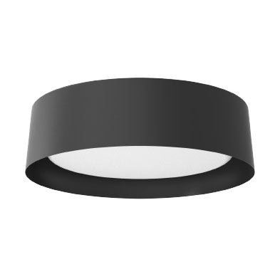 DVI LIGHTING YUKON LED 13" FLUSH MOUNT MATTE BLACK DVP39938MB-AO