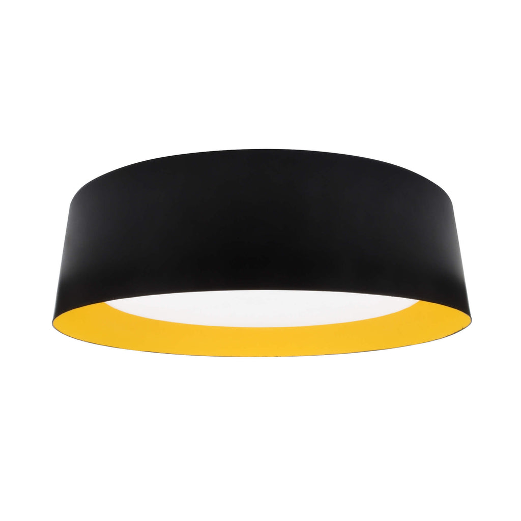DVI LIGHTING YUKON LED 16" FLUSH MOUNT MATTE BLACK DVP39948AG+MB-AO