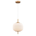 DVI LIGHTING MOUNT PEARL 14.75" MINI-PENDANT BRASS DVP40010BR-RIO