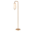 DVI LIGHTING MOUNT PEARL FLOOR LAMP BRASS DVP40016BR-RIO