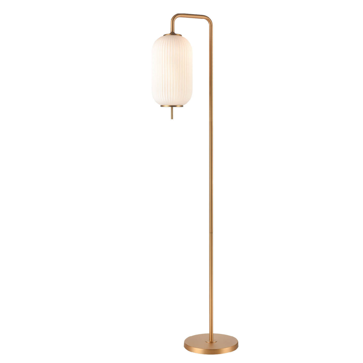 DVI LIGHTING MOUNT PEARL FLOOR LAMP BRASS DVP40016BR-RIO