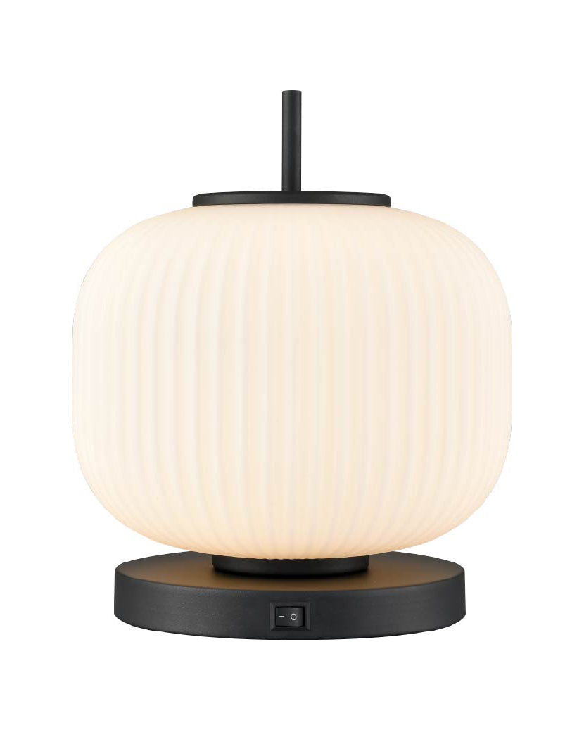DVI LIGHTING MOUNT PEARL TABLE LAMP GRAPHITE DVP40017GR-RIO