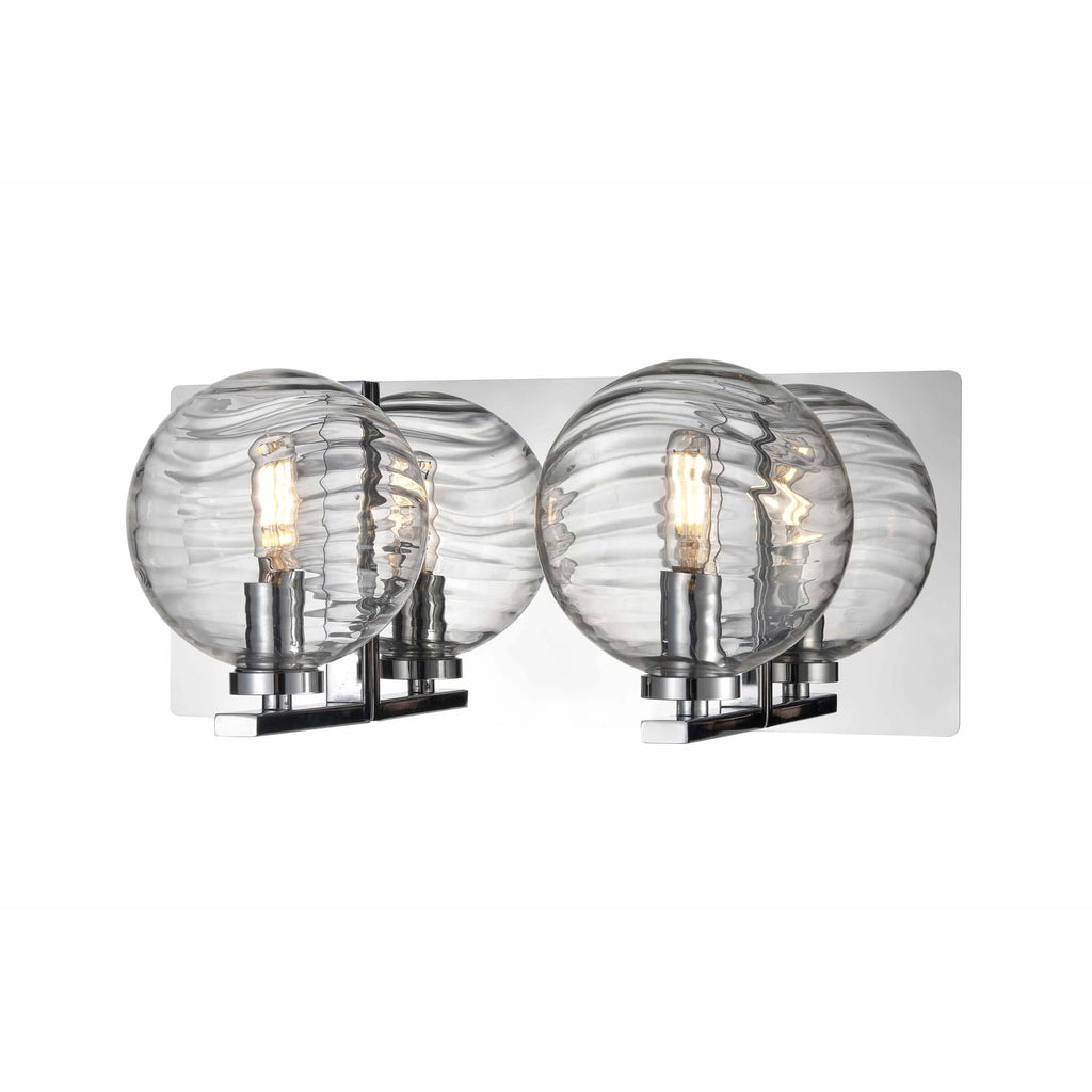 DVI LIGHTING TROPEA 2 LT VANITY CHROME DVP40422CH-RPG