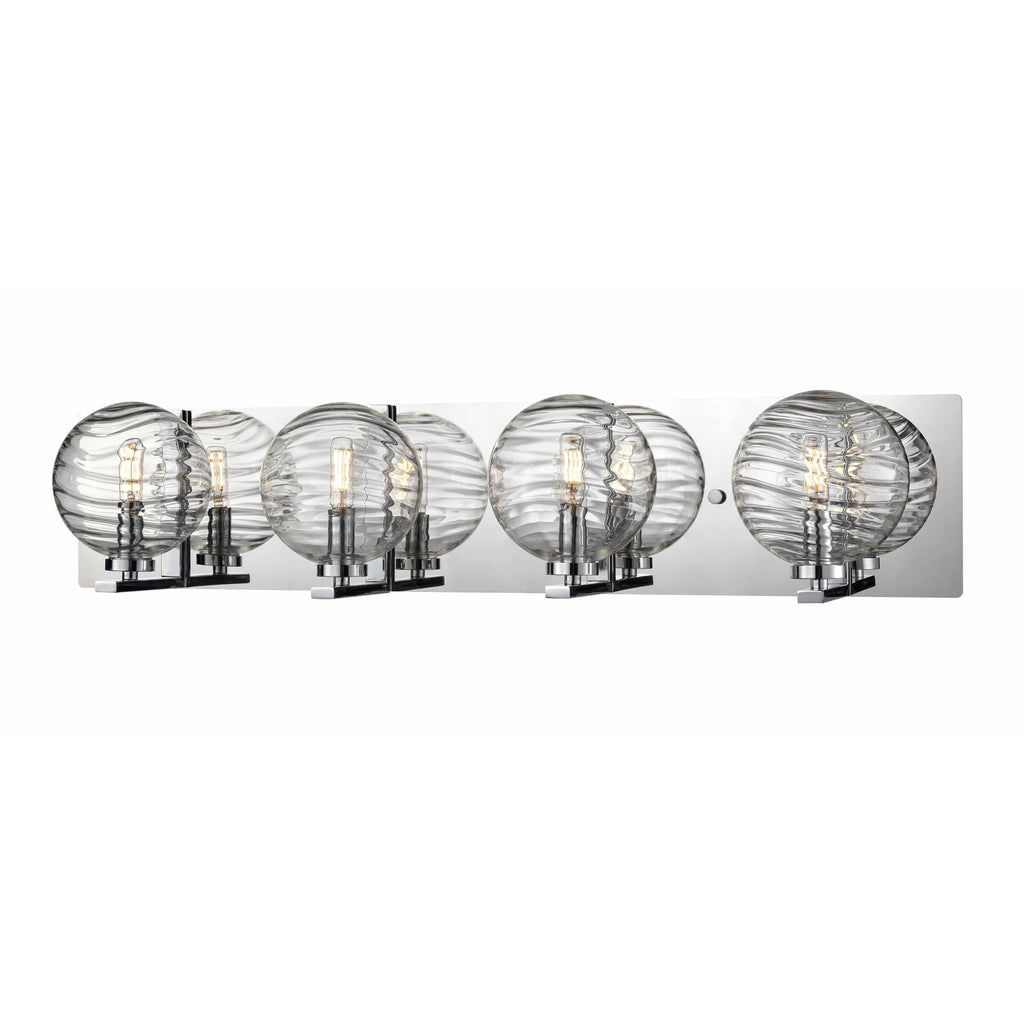 DVI LIGHTING TROPEA 4 LT VANITY CHROME DVP40444CH-RPG