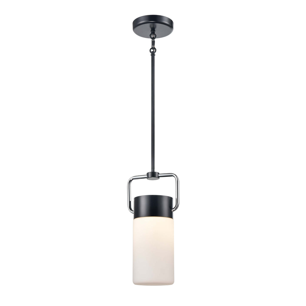 DVI LIGHTING TUXEDO MINI-PENDANT EBONY DVP40721EB+CH-OP