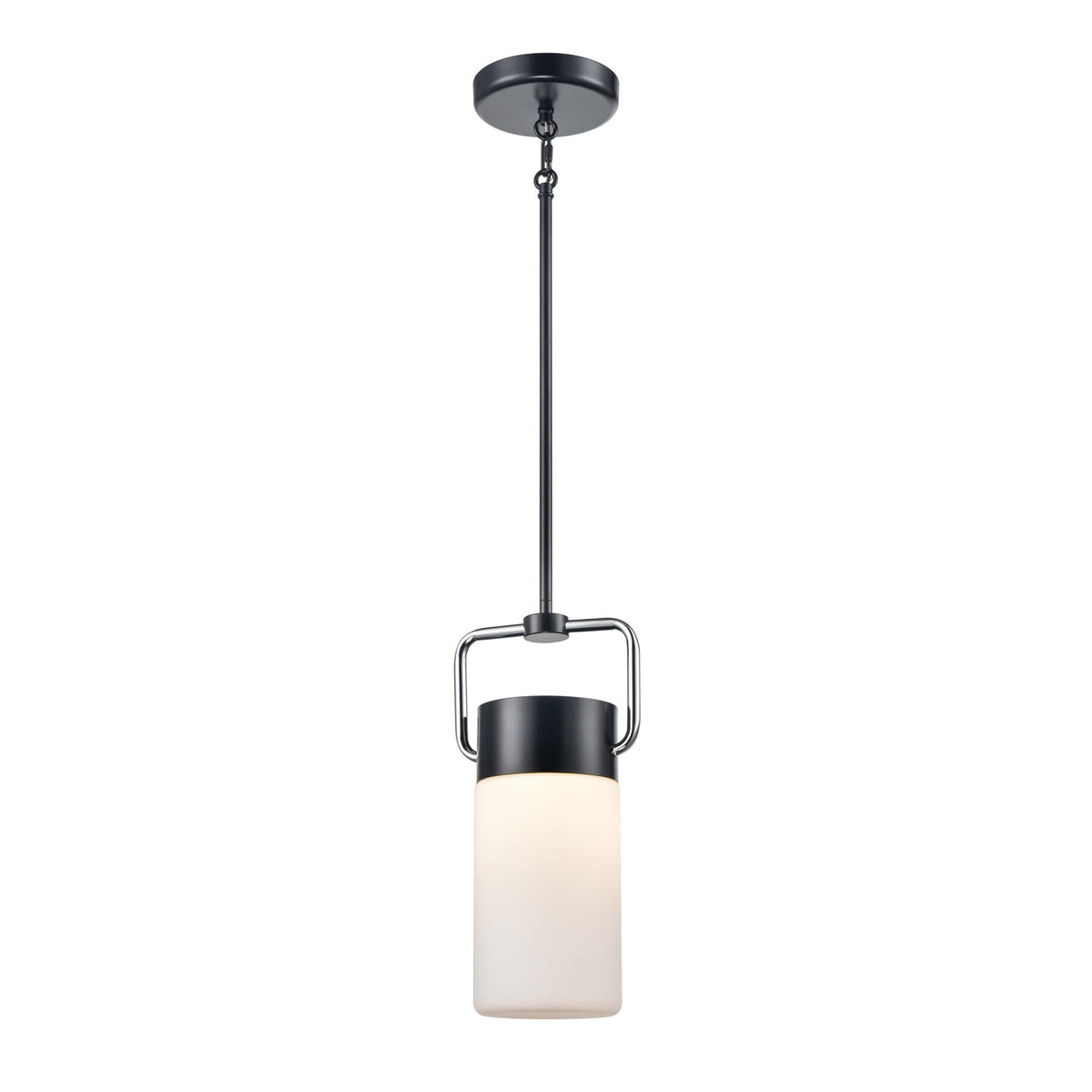 DVI LIGHTING TUXEDO MINI-PENDANT EBONY DVP40721EB+CH-OP
