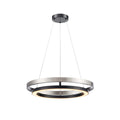 DVI LIGHTING CYBELE CCT 18" PENDANT EBONY DVP40847EB+BN-CCT