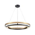 DVI LIGHTING CYBELE CCT 24" PENDANT EBONY BRASS DVP40848EB+BR-CCT