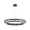 DVI LIGHTING CYBELE CCT 24" PENDANT EBONY IRONWOOD DVP40848EB+IW-CCT