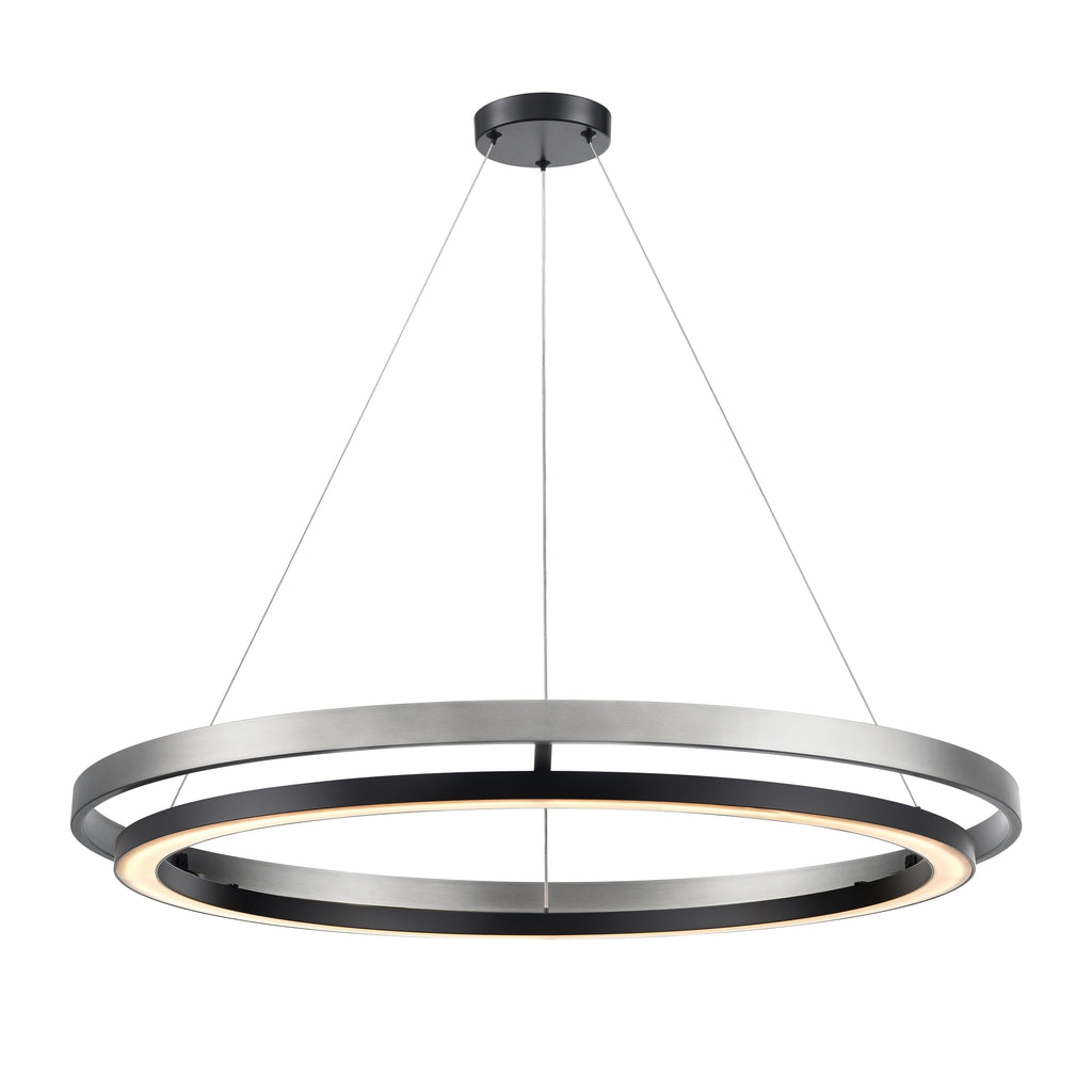 DVI LIGHTING CYBELE CCT 30" PENDANT EBONY BUFFED NICKEL DVP40849EB+BN-CCT