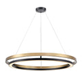 DVI LIGHTING CYBELE CCT 30" PENDANT EBONY BRASS DVP40849EB+BR-CCT
