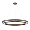 DVI LIGHTING CYBELE CCT 30" PENDANT EBONY IRONWOOD DVP40849EB+IW-CCT