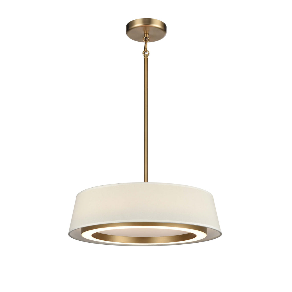 DVI LIGHTING CELENE LED 18" PENDANT BRASS DVP41008BR-LIN-CCT