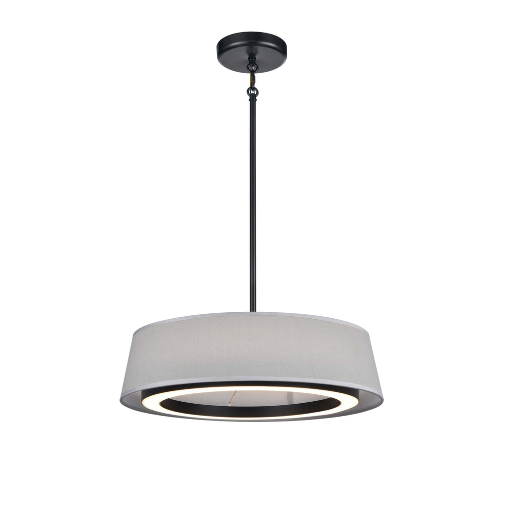 DVI LIGHTING CELENE LED 18" PENDANT EBONY GREY DVP41008EB-GY-CCT
