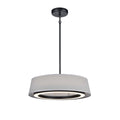 DVI LIGHTING CELENE LED 18" PENDANT EBONY GREY DVP41008EB-GY-CCT