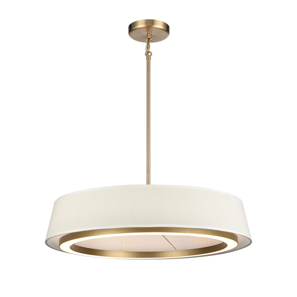 DVI LIGHTING CELENE LED 24" PENDANT BRASS DVP41024BR-LIN-CCT