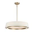 DVI LIGHTING CELENE LED 24" PENDANT BRASS DVP41024BR-LIN-CCT