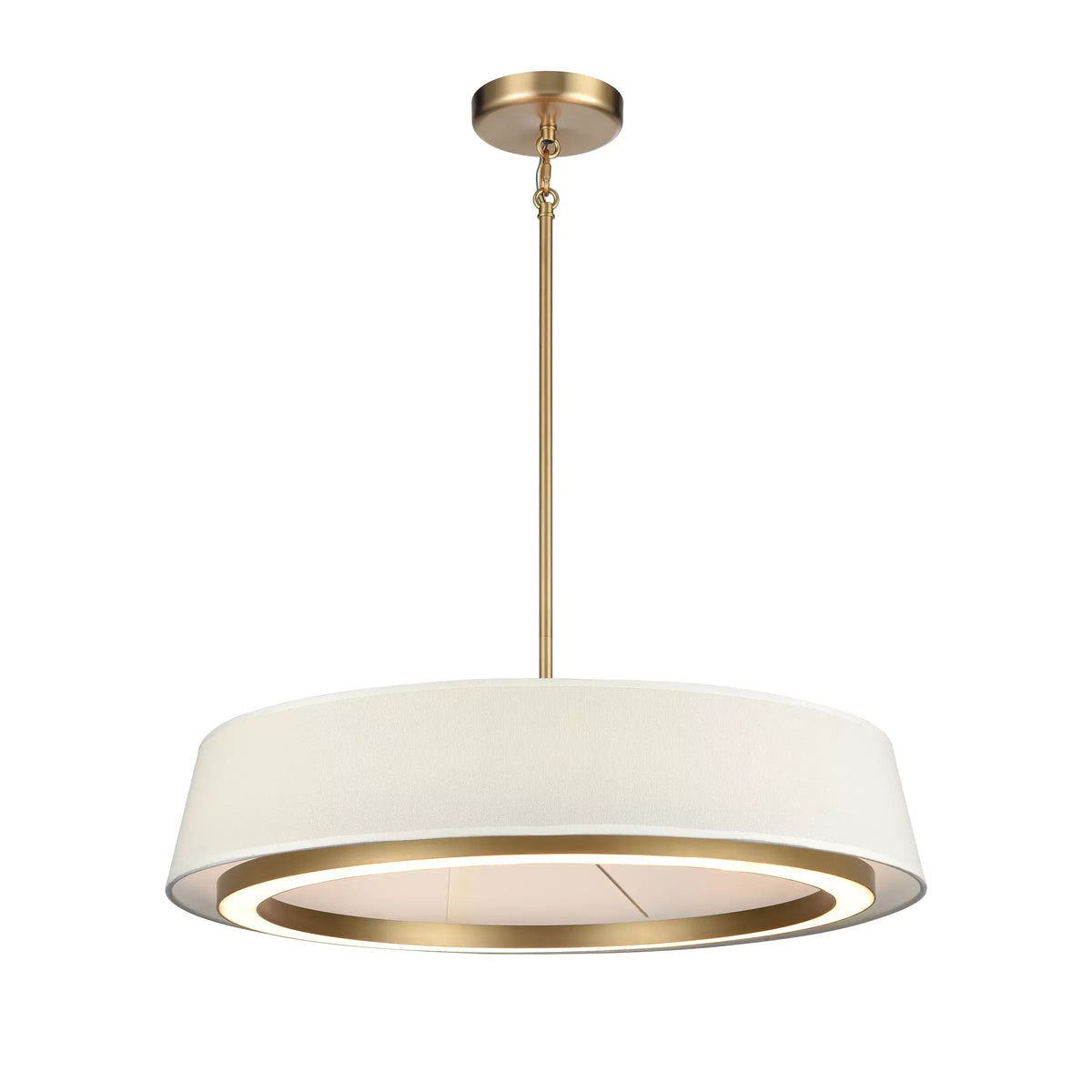 DVI LIGHTING CELENE LED 24" PENDANT BRASS DVP41024BR-LIN-CCT
