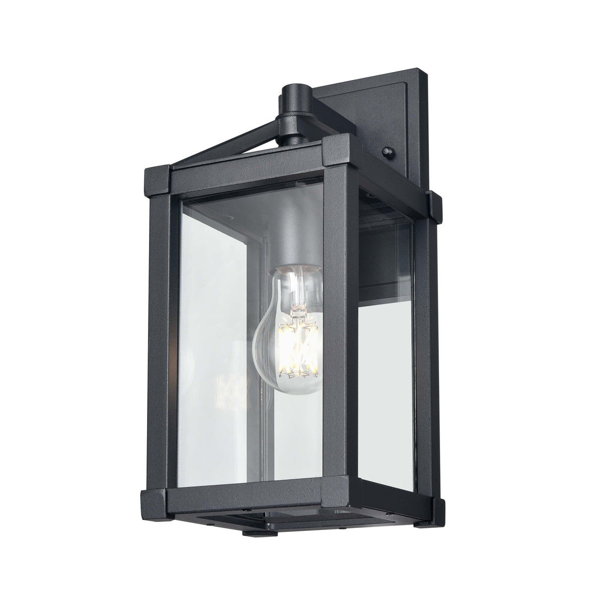 DVI LIGHTING NIPIGON OUTDOOR 12.5" SCONCE BLACK DVP41271BK-CL