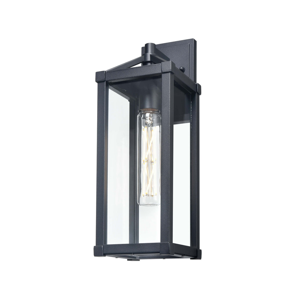 DVI LIGHTING NIPIGON OUTDOOR 16.5" SCONCE BLACK DVP41272BK-CL