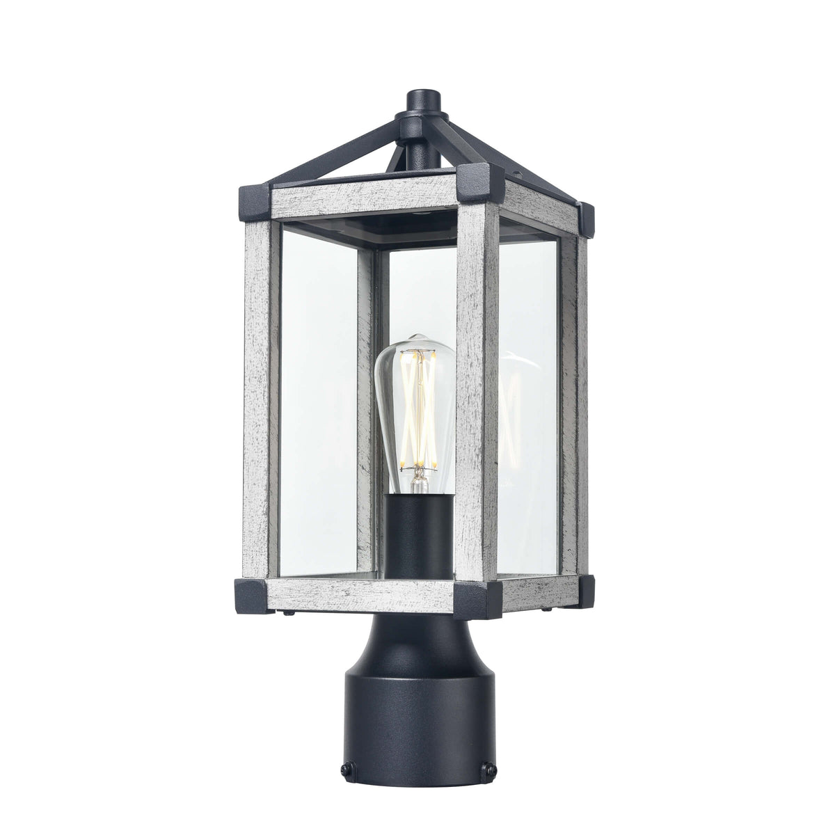 DVI LIGHTING NIPIGON OUTDOOR POST DVP41277BK+WWG-CL