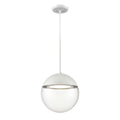 DVI LIGHTING HOPEWSELL ROCKS LED PENDANT MATTE WHITE DVP41610MW-CL