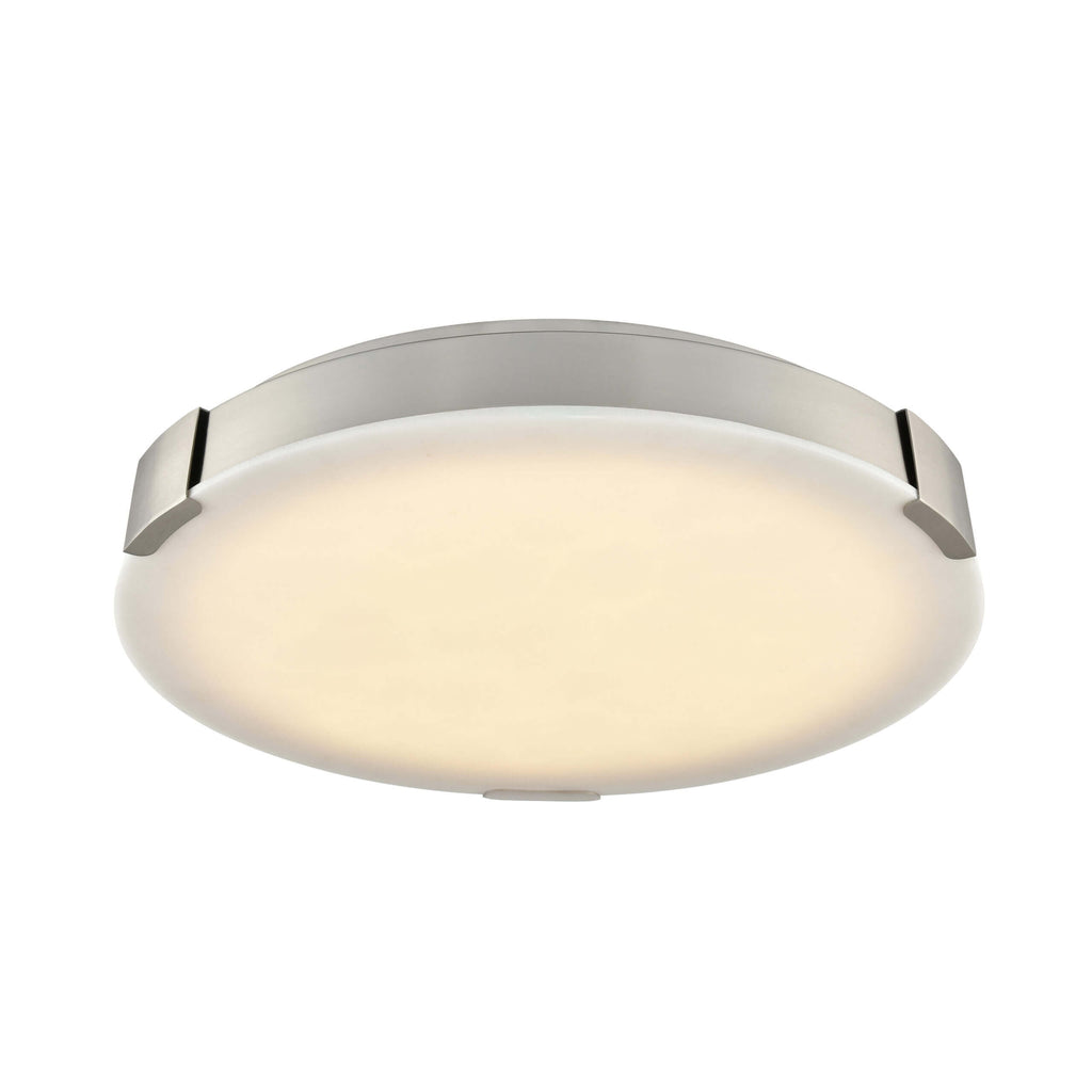 DVI LIGHTING PETRA 18" LED FLUSH MOUNT SATIN NICKEL DVP42048SN-AFA