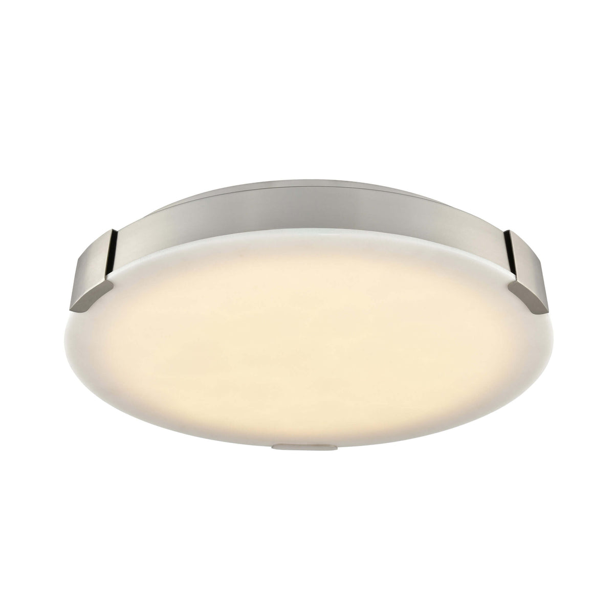 DVI LIGHTING PETRA 18" LED FLUSH MOUNT SATIN NICKEL DVP42048SN-AFA